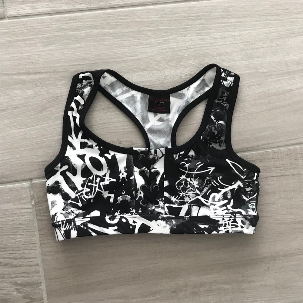 NWOT Material Girl Active Wear Workout Bra